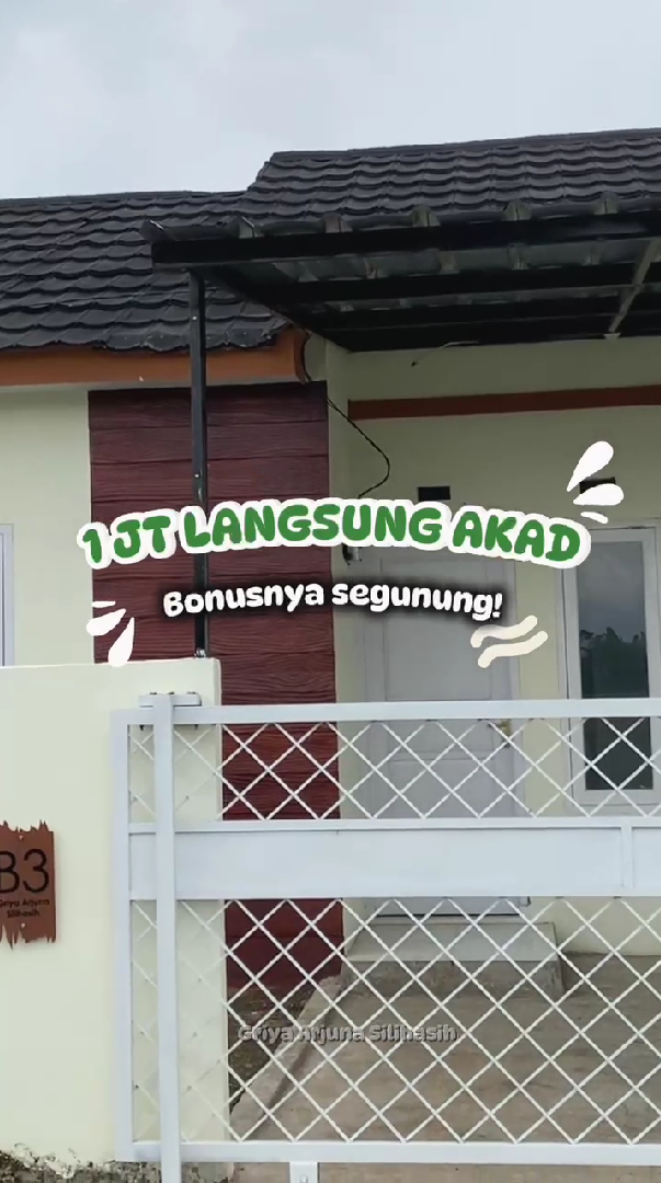 Perumahan GRIYA ARJUNA SILIH ASIH  hanya 1jt bisa sampai akad lho